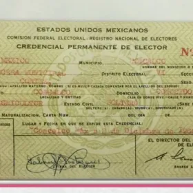 ¿Cuándo surgió la credencial para votar en México?