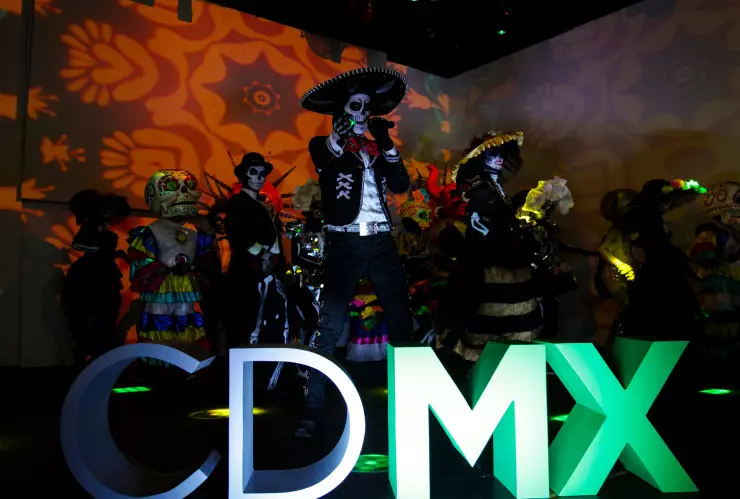 Presentación del Desfile Internacional de Día de Muertos