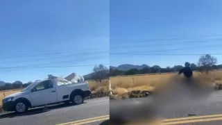 Fuerte accidente en la carretera Tlaxco-Apizaco hoy dejó a conductor gravemente herido: Hay cierre vial