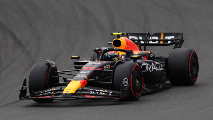 Checo Pérez en el GP Países bajos