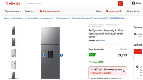 refri samsung precio
