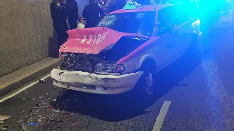Accidente taxi