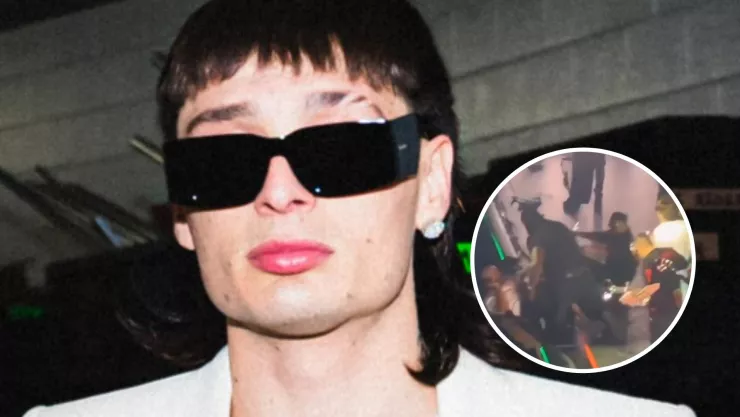 Fan de Peso Pluma sube al escenario