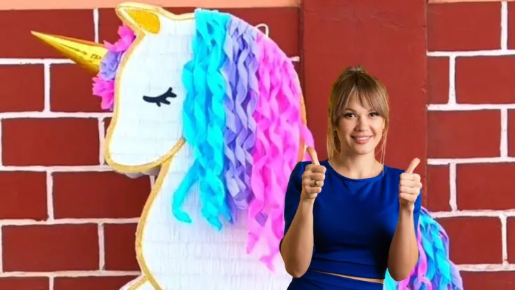 5 diseños de piñatas caseras de unicornios, ideales para los cumpleaños de los niños