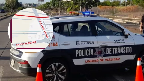 Anuncian cierre del cruce de Arjona y Villas, en Culiacán