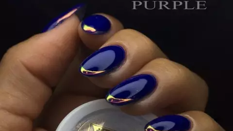 11 modelos de uñas azules sencillas, pero elegantes: poco elaboradas y hermosas