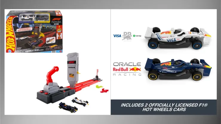 Largada con coche de Red Bull