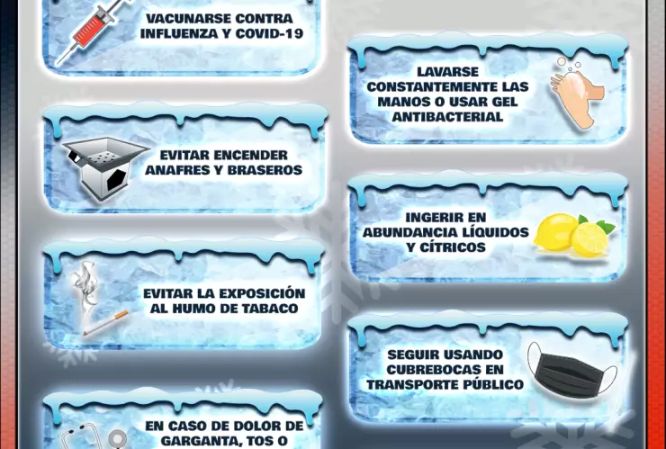 Recomendaciones temporada de frío en México