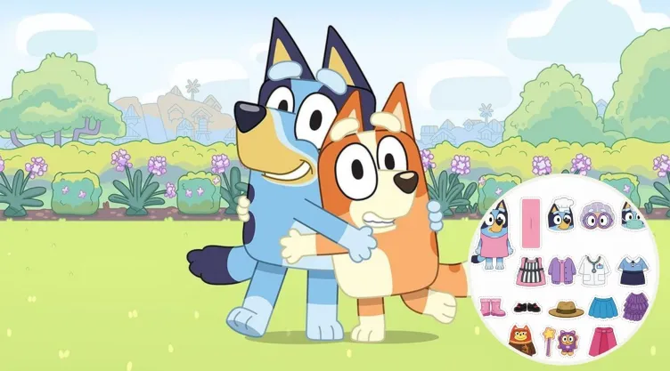 4 plantillas de Bluey de papercraft para imprimir, armar y jugar con tus hijos