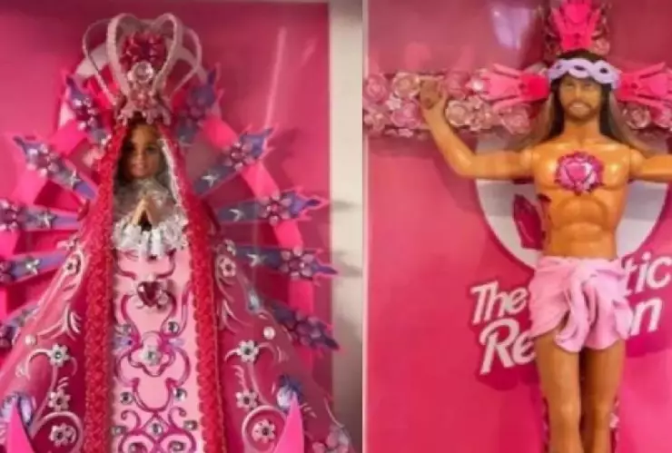 Crean a la Barbie Virgen y al Ken Cristo y se desata polémica