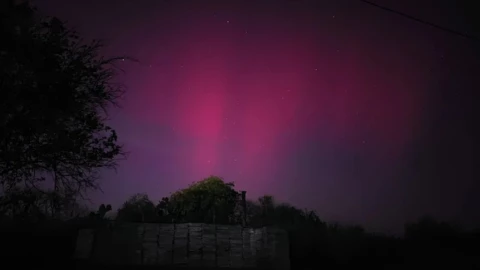 Así se vieron las impresionantes auroras Boreales en México 2024