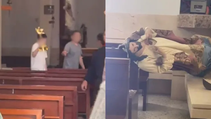 Vandalizan y agreden en iglesia del Padre Cuco
