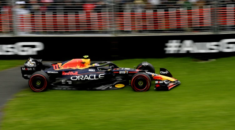 Checo Pérez en el Gran Premio de Australia 2023