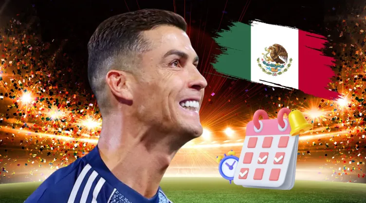 Cristiano Ronaldo jugaría contra México en la reapertura del Estadio Azteca.