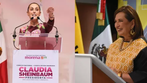 Claudia Sheinbaum y Xóchitl Gálvez reciben constancia de candidtas presidenciales
