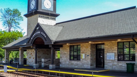 estación de tren de Highland Park