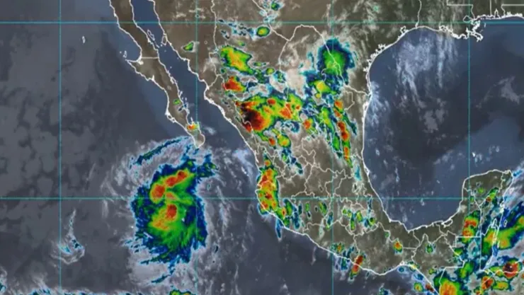 VIDEO: Alerta CONAGUA por Depresión Tropical Diecisiete-E; afectará en Puebla junto a la tormenta tropical Jerry