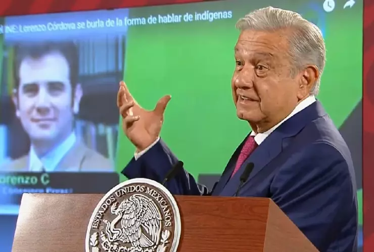 AMLO revive audio de burlas de Lorenzo Córdova a líder indígena