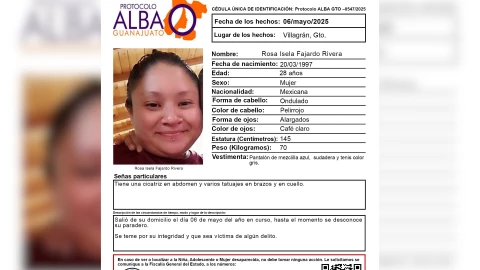 Desaparecidos Guanajuato ¿Quién es Rosa Isela Fajardo Rivera y qué sabemos de su desaparición en Villagrán.png