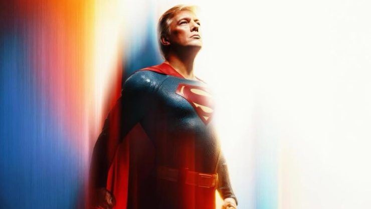 Trump como ‘Superman’_ La Casa Blanca postea imagen viral en Instagram y enciende redes.jpg