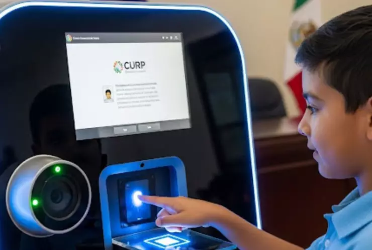 CURP Biométrica para niños