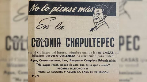 Colonia Chapultepec en Culicán.