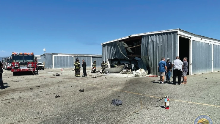 Watsonville California choque aviones muertos