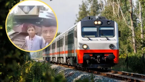 Jóvenes atropellados por el tren