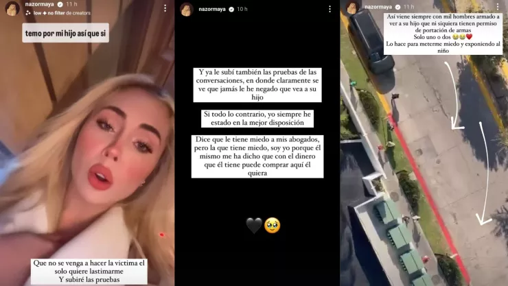 Maya Nazor y Santa Fe Klan polémica por su hijo Luka