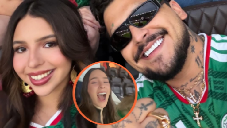 Belinda, Christian Nodal y Ángela Aguilar coincidieron en el México vs. Ecuador de la Copa Mundial de la FIFA 2026TM. ¿Sucedió el reencuentro?