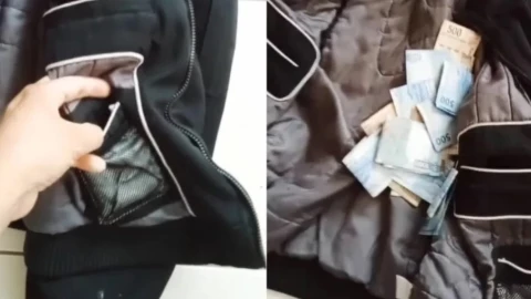 Increíble hombre encuentra 50 mil pesos en chamarra usada