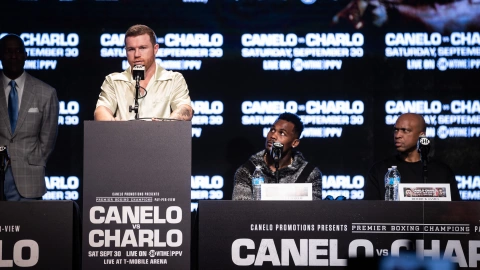 Canelo Charlo conferencia de prensa Nueva York pelea