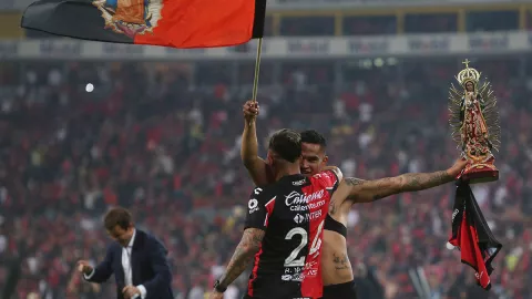 Atlas celebra el campeonato despu&eacute;s de 70 a&ntilde;os
