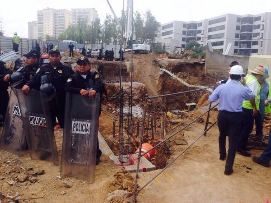 Derrumbe en Cuajimalpa