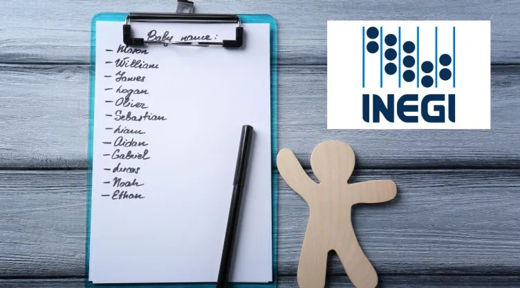 INEGI ¿Cuáles son los nombres más comunes que existen en México?