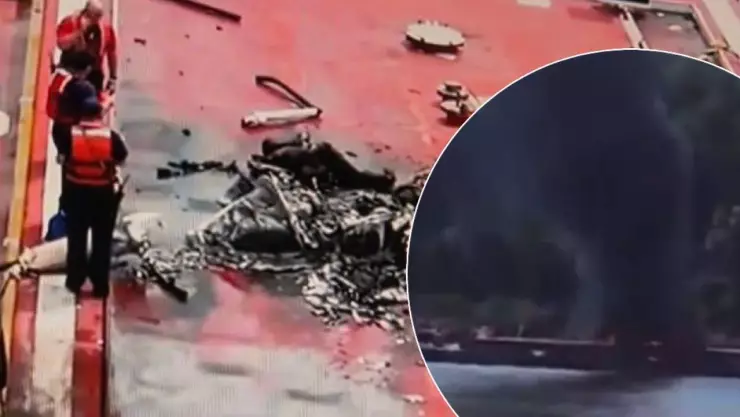 desplome de helicóptero