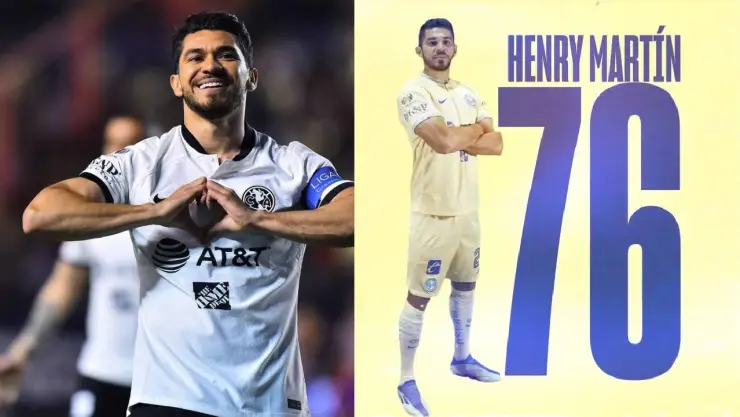 Henry Martín ingresa al TOP 10 de goleadores HISTÓRICOS del América