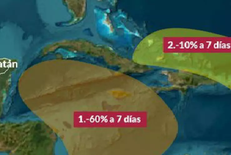 Se forma SEGUNDA zona de baja presión y aumenta el peligro; esta es su ubicación