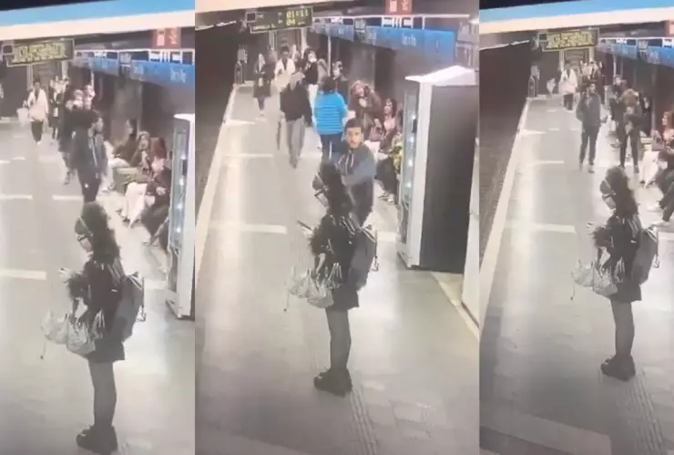 prisión-hombre-metro-Barcelona