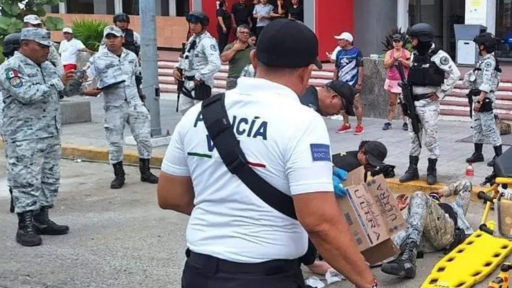 atropellan a guardia nacional costera acapulco