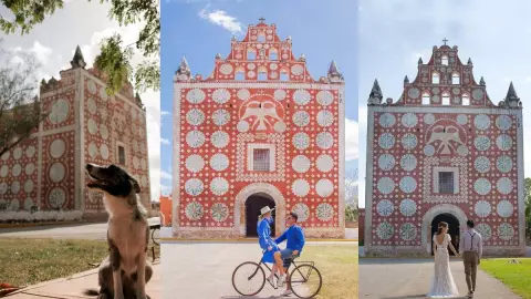 Así puedes llegar a la iglesia de Yucatán que parece sacada de Pinterest