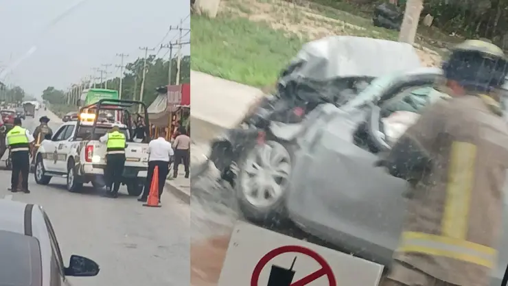 ¡ÚLTIMA HORA! Accidente en la avenida López Portillo de Cancún deja un lesionado y caos vial hoy