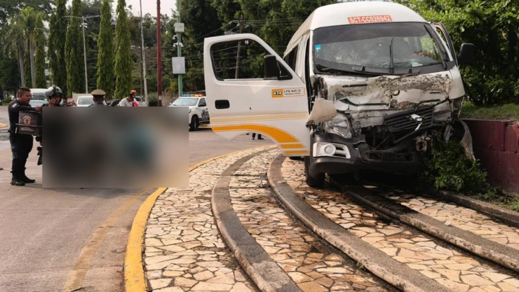 Accidente Tapachula combi