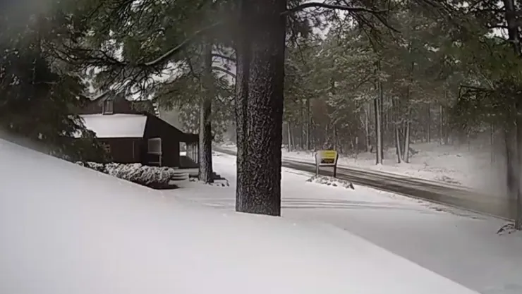 San Diego bajo la nieve