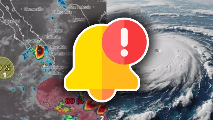 ¿Se formará el Ciclón Tropical ‘Narda’? Esta es la ubicación EXACTA de las dos zonas de baja presión