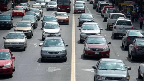 Tráfico carretera Siglo XXI