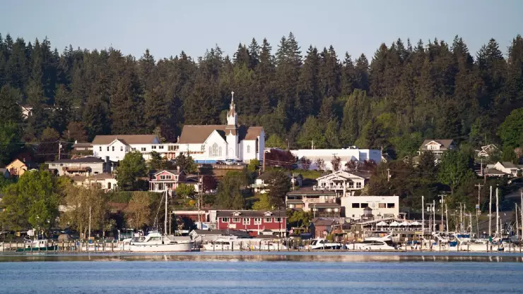 la peque&ntilde;a villa de Polusbo en Washington