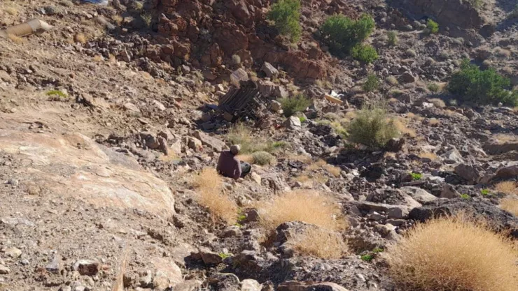 Fuerte volcadura en la carretera Tecate-Mexicali de La Rumorosa hoy 3 noviembre 2023