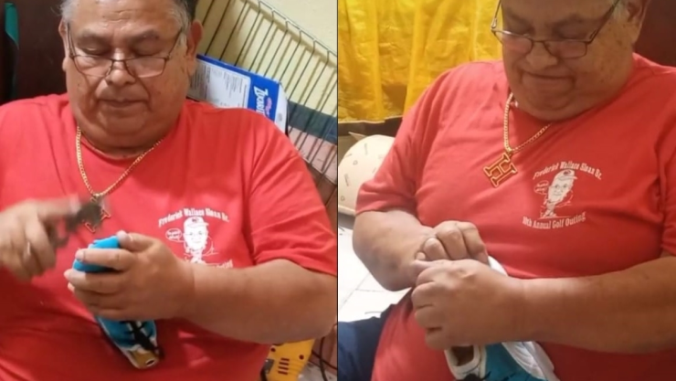 papá fabrica tenis hija viral