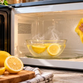 ¿Microondas sucio? El truco del limón que te ahorrará horas